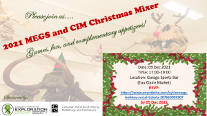 MEG Calgary Christmas Party Poster